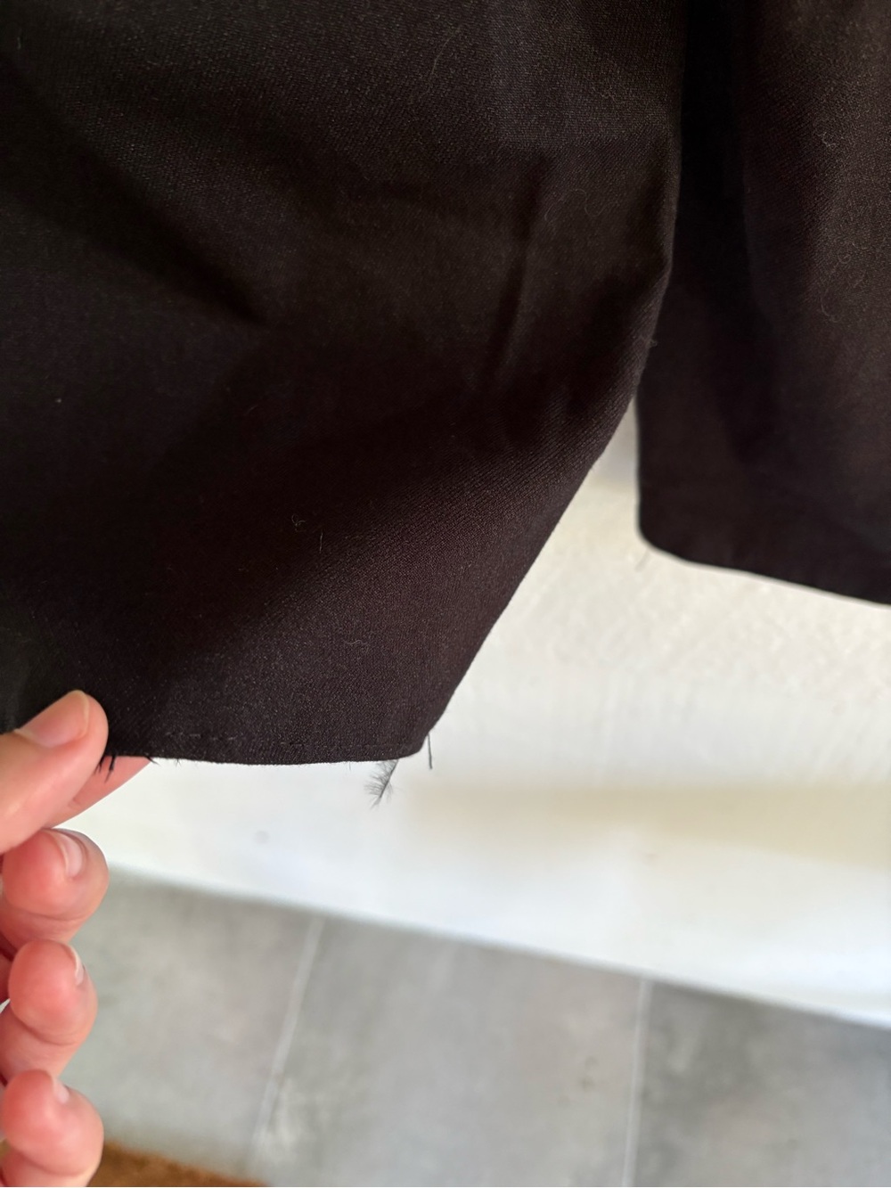 Hutch Black Cropped Wide Leg Pants Size 8 High Rise Trousers Office Minimalist - Picture 7 of 9